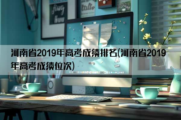 河南省2019年高考成绩排名(河南省2019年高考成绩位次)